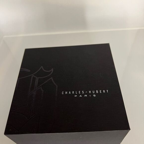 Charles Hubert Chrome-Finish White Dial with Three Hands Pocket Watch - Picture 2 of 11